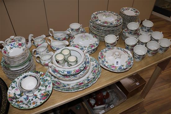 A Booths & Royal Doulton Flora Dora tea/dinner service & other china